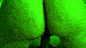 wife bouncing on cock reverse cowgirl in slow motion with wet pussy