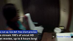 Dr. Tampa performs a detailed pap smear on Tori Sanchez. She's in Florida with big natural tits and ass in latex gloves during this backstage pov exam.