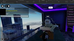 Dominant player gives submissive roblox slut intense missionary backshots in thong panties until she orgasms hard.