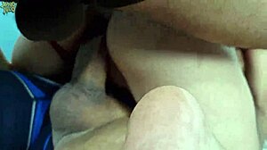 Dp anal with Gabbie Luna taking two huge cocks in bareback group action! 😈