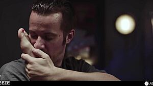 Tiffany Tatum gets freeze fucked as a hot blonde sex doll in time stop action. Bent over doggystyle with face fucking leading to overflowing creampie and cum in mouth swallow.