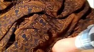 Sucking cock secretly while chatting on phone with mummy