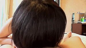 Asian homemade pov ends with cum in mouth