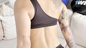 Colombian Latina Milf Masturbates Hornily On Boss Sofa