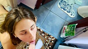 Will Hot Babe Receive Piss In Throat, Get Facefucked, And Eat Sperm?