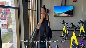 Latina fitness babe teases all day before hard missionary fuck ends in bedroom creampie.