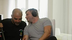 Delectable brunette Chanel Camryn enjoys thrilling moments with her blind date Nathan Bronson in various positions.