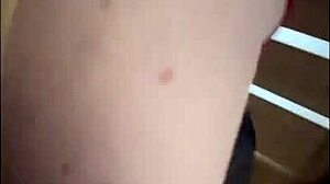 hot teen with huge natural tits completes fun tinder date on day one outdoors