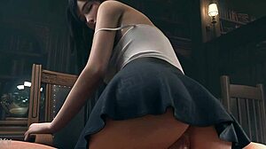 final fantasy tifa takes wild rides in this creampie compilation.