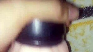 hey check this out using two toys together to thrust and make cum flow in asian indian action