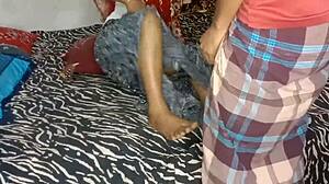 New Desi House Hardcore Threesome With Big Black Cock