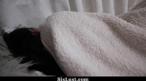 Stepsis Ella Knox Came In and Fucked Stepbro Real Good to Make Up for His Lost Time with Petite Teen Blowjob and Cowgirl Riding?