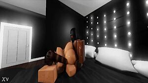 slutting out this big booty latina's ass