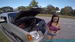 Amateur Teen 18+ Engages In Bold Outdoor Sex For Cash With Big Tits Cumshot In High Definition Reality