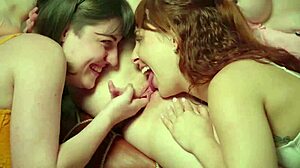 Exhibitionist babe teases hairy pussy outdoors but hides in public restroom for wet clit play