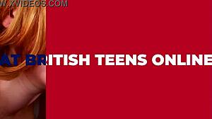 Ellie, the naughty blonde student, endures wet pussy teasing in her first orgasm denial fetish lesson