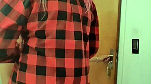 What unfolds when athletic blonde Brazilian Tiffany Montovani appears for creampie anal fucking in lingerie