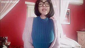 Chantal explores her first time with new sex toy leading to huge squirting orgasm in solo masturbation session