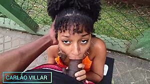 Deep Emotions As Pretinha Gostosa Submits To Big Cock Blowjob And Deepthroat