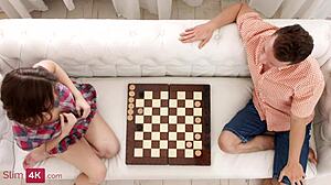 sofy torn rides cowgirl after blowjob then bends over doggystyle for cumshot in hardcore scene