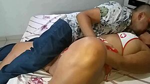 Coroa Sucks a Massive Brazilian Cock with Creampie Finish