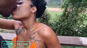 Deep Emotions As Pretinha Gostosa Submits To Big Cock Blowjob And Deepthroat