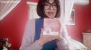 Chantal explores her first time with new sex toy leading to huge squirting orgasm in solo masturbation session