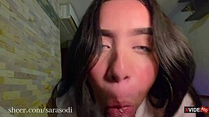 That cute student in her school uniform gets some playful attention from the teacher