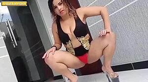 albina and morena rabuda shake their big asses dancing funk naked on my car full of horny desire in bedroom