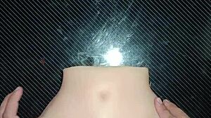 Debut of candy in missionary position with close up creampie slap on big ass toys!