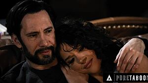 pure taboo shows cunning homeless victoria voxxx tricking married man into cheating with deepthroat blowjob and shaved pussy licking for the life she desires in part 1