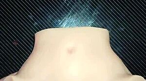 Debut of candy in missionary position with close up creampie slap on big ass toys!