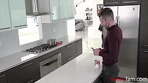 Stepdaddy Fucks Adorable Ebony Teen Brixley Benz