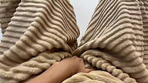 Tired of solitude I screw my tight horny pussy