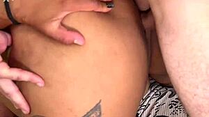 BBW Wife Films Threesome on Cell Phone for Cuckold Husband to Watch Later