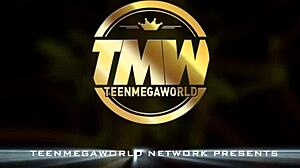 Firstbgg Com Features Lovenia Lux And Simona C In Friendly Fun Threesome With Blowjob Cumshot