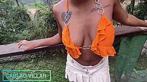 Deep Emotions As Pretinha Gostosa Submits To Big Cock Blowjob And Deepthroat