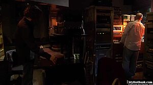 Beautiful redhead lady bends over for hardcore doggystyle pounding outdoors