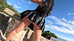 intriguing: fucking finnish tourist lola bratz in forest outdoor pov scene before she turns pro porn actress