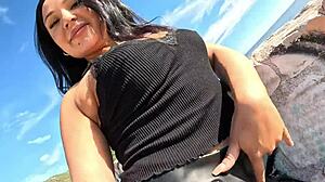 intriguing: fucking finnish tourist lola bratz in forest outdoor pov scene before she turns pro porn actress