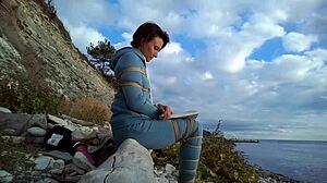 Sofi Bond Against the Sea Reading Book in POV