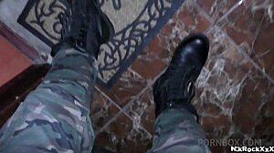 sleeping blonde teen gets rough fucked by night burglar in homemade domination