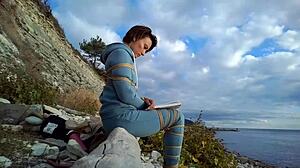 Sofi Bond Against the Sea Reading Book in POV