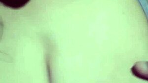 Asian Old Woman Displays Her Big Boobs in Bold Scene