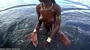 i see this hot skinny african village girl walking naked through her village looking for some outdoor action