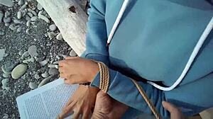 Sofi Bond Against the Sea Reading Book in POV