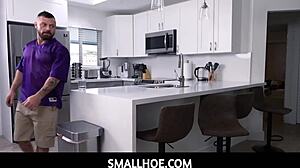 Smallhoe-tiny 18+ brunette teen 18+ step daughter gets family fucked by big dick step dad in pov style - freya von doom