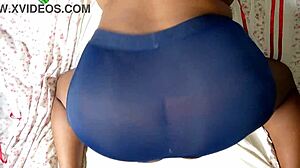 Who wouldn't worship this curvy yansh with huge natural tits and big pussy lips?