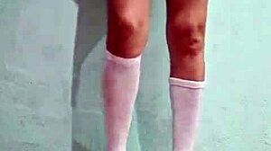 Colegiala loves riding to intense orgasm