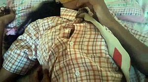 Small 18+ stepsister gets tight pussy fucked rough after school